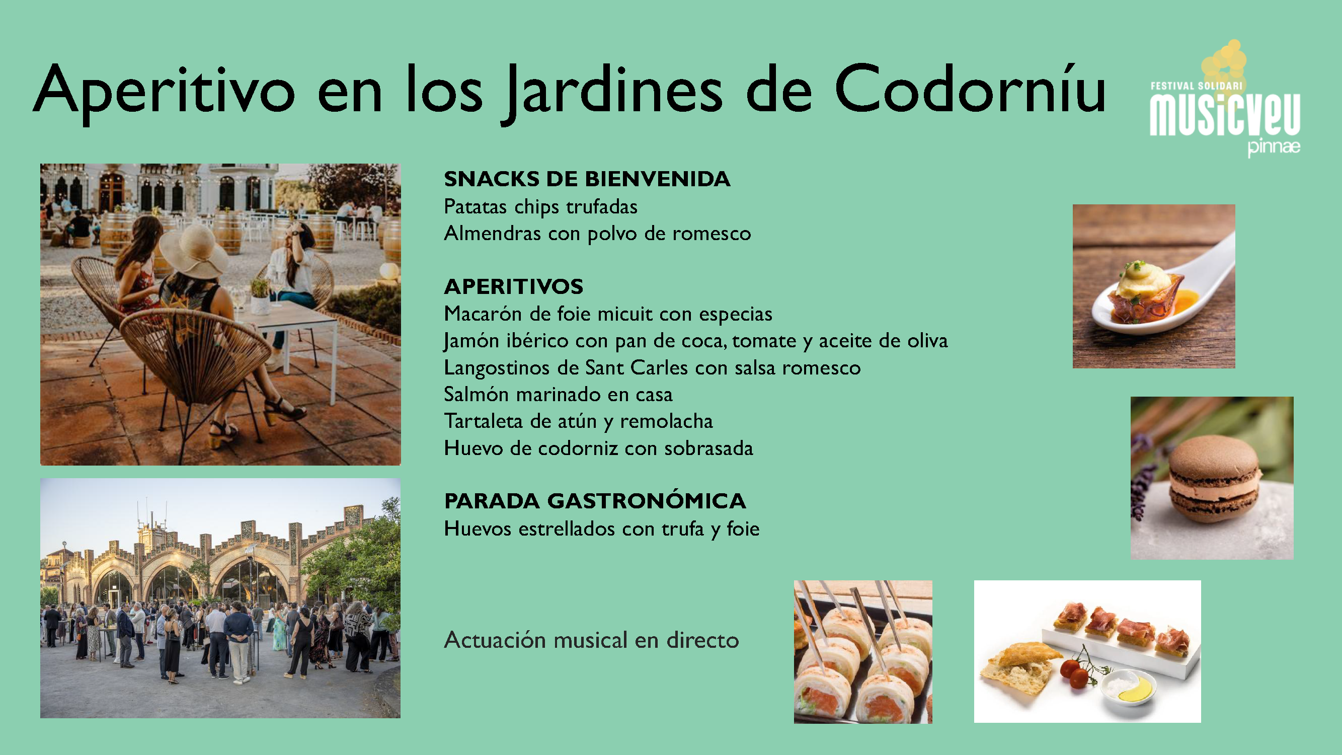 Menú Sopar Solidari 2026 aperitiu